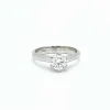 bague solitaire avec certificat hrd
