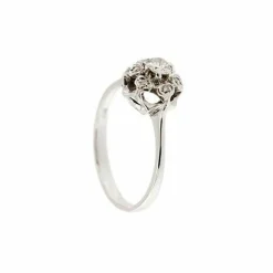 Bague solitaire avec diamants 0,24 ct