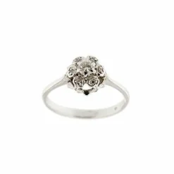 Bague solitaire avec diamants 0,24 ct