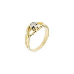 Bague solitaire avec diamant