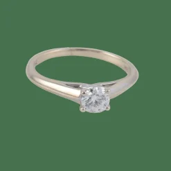 Bague Solitaire croisé