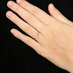 Bague Solitaire 0.16ct