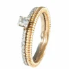 Bague Solitaire Deux Ors