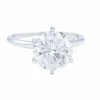 Bague solitaire diamant.