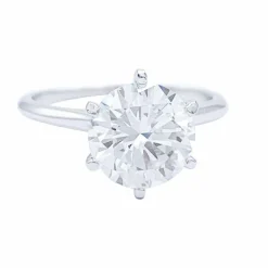 Bague solitaire diamant.