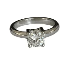 Bague solitaire diamant 1,15 ct