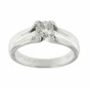 Bague solitaire diamant 0,49 ct