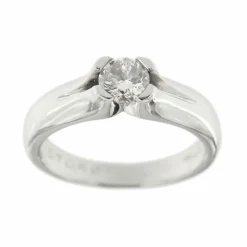 Bague solitaire diamant 0,49 ct