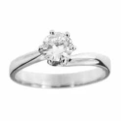 Bague solitaire diamant 0,68 ct