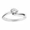 Bague solitaire diamant 0,54 ct