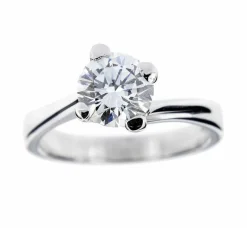Bague solitaire diamant 1,20 ct
