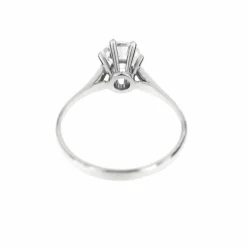 Bague solitaire diamant 0,78 ct