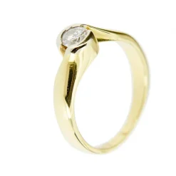 Bague solitaire diamant 0,29 ct