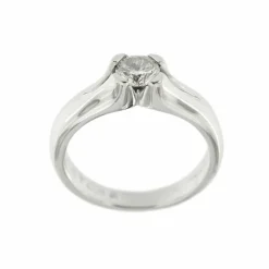 Bague solitaire diamant 0,49 ct