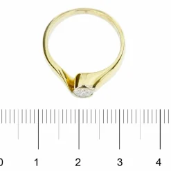 Bague solitaire diamant 0,29 ct