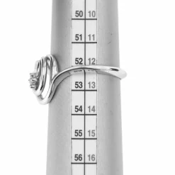 Bague solitaire diamant 0,05 ct