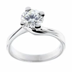 Bague solitaire diamant 1,20 ct