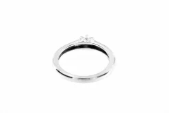 Bague solitaire diamant 0,07 ct