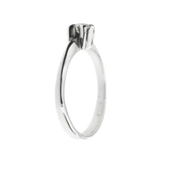 Bague solitaire diamant 0,25 ct