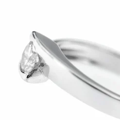 Bague solitaire diamant 0,47 ct