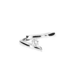 Bague solitaire diamant 0,25 ct
