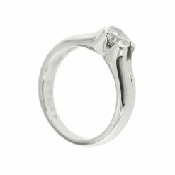 Bague solitaire diamant 0,49 ct