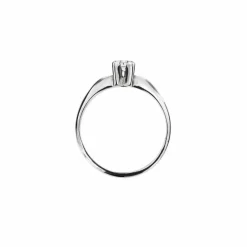 Bague solitaire diamant 0,25 ct