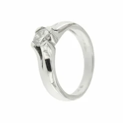 Bague solitaire diamant 0,49 ct