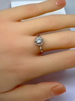 Bague solitaire diamant 0,60 carat