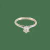 Bague Solitaire Diamant coussin taille ancienne