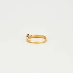 Bague solitaire diamant 0.10ct
