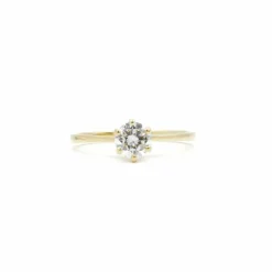 Bague Solitaire diamant 0.45ct