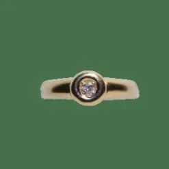 Bague solitaire Diamant 0.065ct