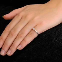 Bague Solitaire Diamant 0.13ct