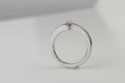 Bague solitaire diamant 0.40ct