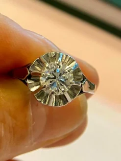 Bague Solitaire diamant 1.20ct