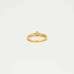 Bague solitaire diamant 0.10ct