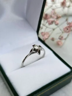 Bague Solitaire Diamant 0.15ct