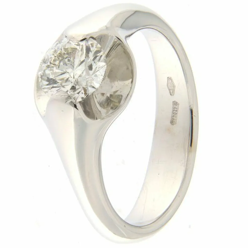 Bague solitaire diamant 1ct