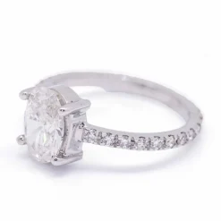 Bague solitaire diamant 1.01ct