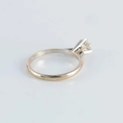 Bague Solitaire Diamant coussin taille ancienne