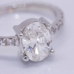 Bague solitaire diamant 1.01ct
