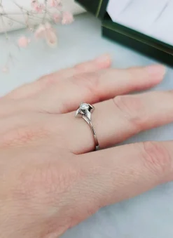 Bague Solitaire Diamant 0.15ct