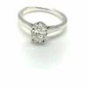 Bague solitaire diamant ovale 1,35ct