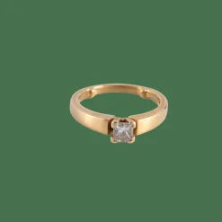 Bague Solitaire Diamant princesse