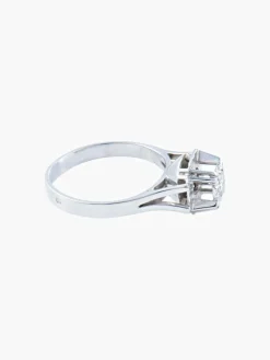 BAGUE SOLITAIRE DIAMANT STYLE ART DECO