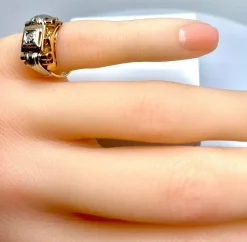 Bague Solitaire diamant vers 1920