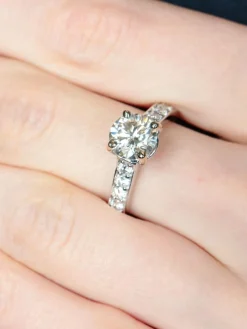 Bague Solitaire Diamants