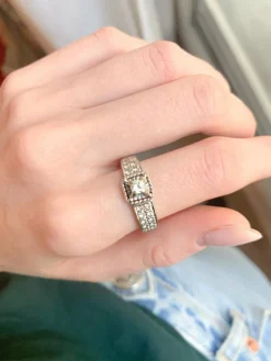 Bague Solitaire Diamants