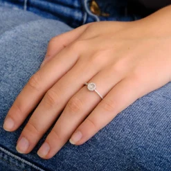 Bague Solitaire diamants